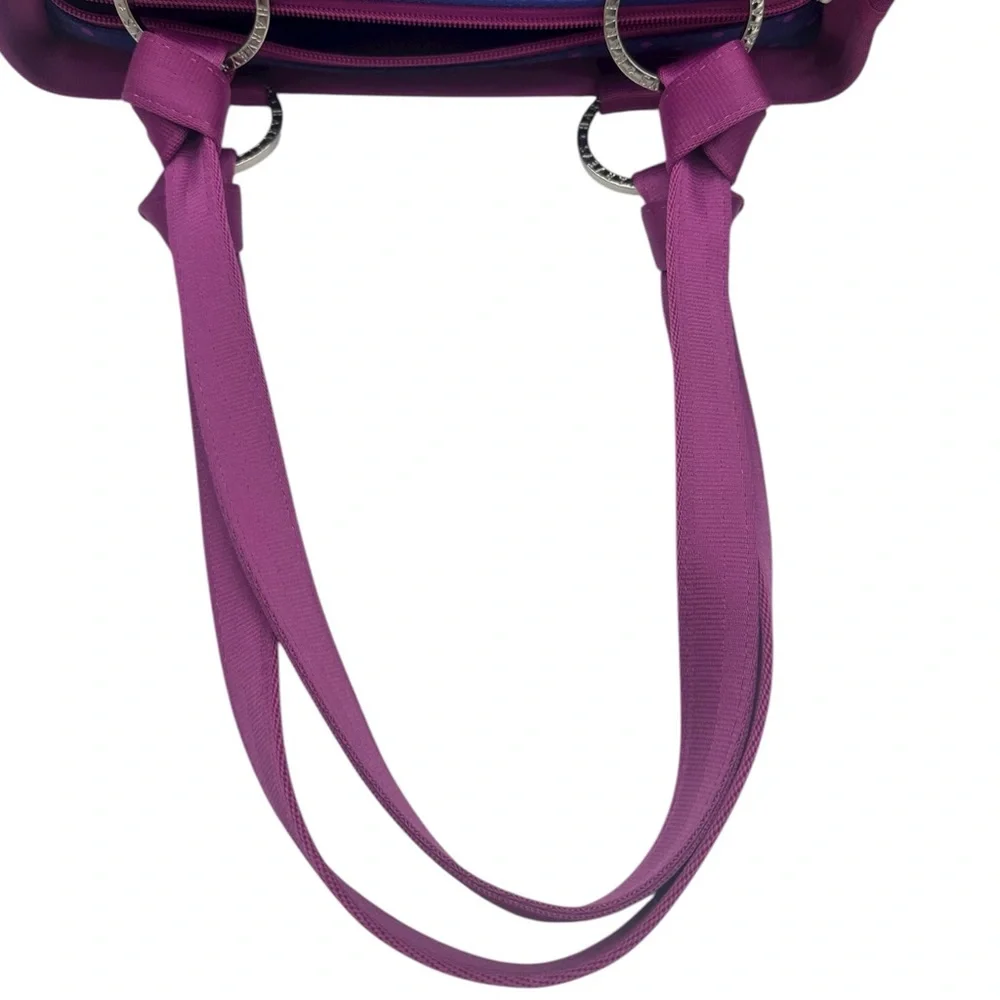 Harveys Seatbelt Bag Carriage Ring Tote in Magenta Dot RARE - Picture 12 of 13